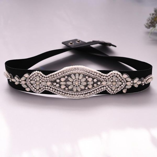 

wedding sashes 100% handmade est fashion ladies wide waist belt dress band belts women elastic cummerbunds, White