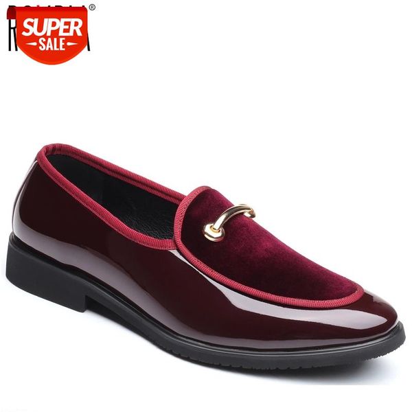 

roxdia brand plus size 39-48 men wedding flats fashion flock formal business pointed toe dress shoes men's oxford flats rxm108 #kg9f