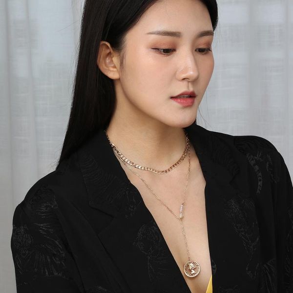 

chains necklace ornaments fashion, Silver