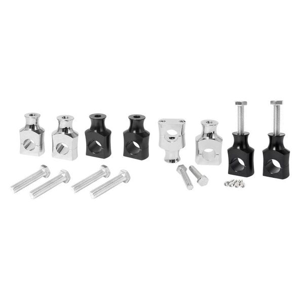 

handlebars universal motorcycle 7/8'' / 1'' handle bar riser clamp mount repalcment parts accessories
