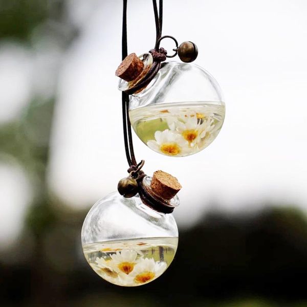 

car air freshener clear perfume fragrance empty bottle home hanging ornament rear view mirror