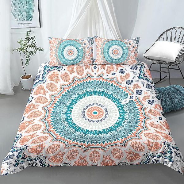 

bedding sets mandala duvet cover with pillowcase set king  size home textiles