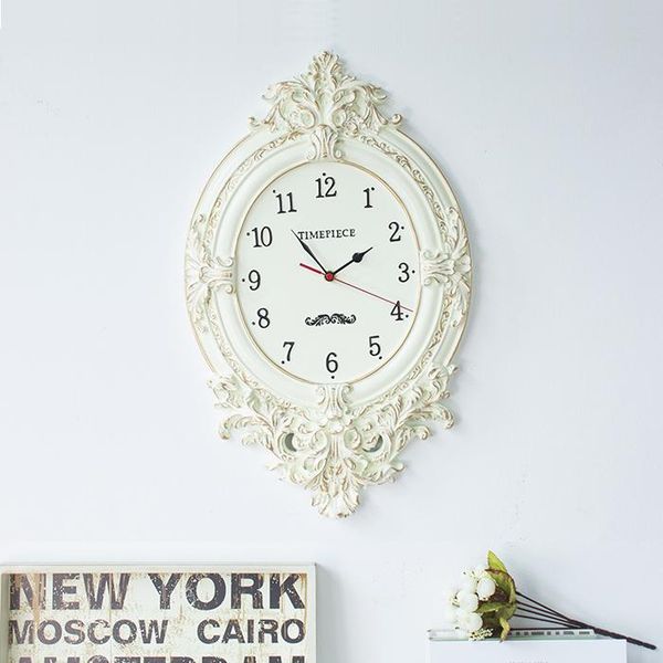 

wall clocks vintage large clock silent european unique kitchen mechanism zegar na sciane big living room decoration 60wc