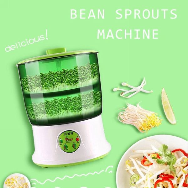 

planters & pots upgrade 110v/220v bean sprout machine intelligence home use large capacity automatic sprouts