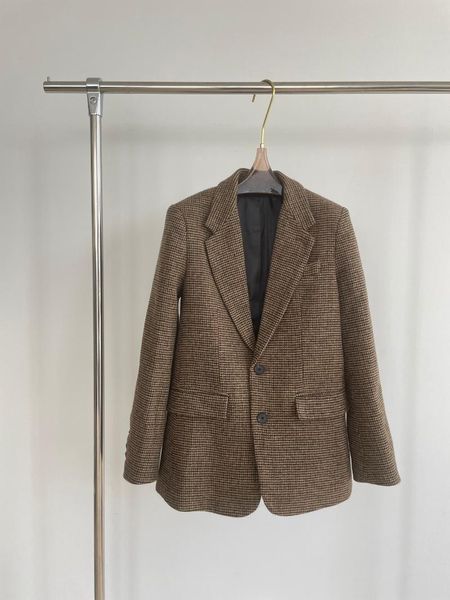 

women's suits & blazers 2021fw autumn winner women luxury wool plaid blazer female casual jacket ol coat ddxgz2v 8.25, White;black