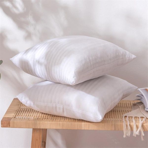 

pillow cushion cover case pillowcase el home decor white stripe standard