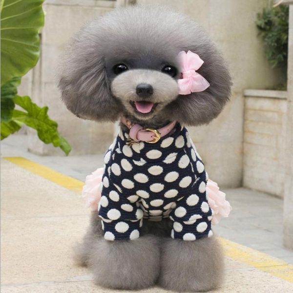 

dog apparel 2 colors winter thickening keep warm pet puppy cat clothes cotton skirt comfortable vest coat cozy jacket supplies