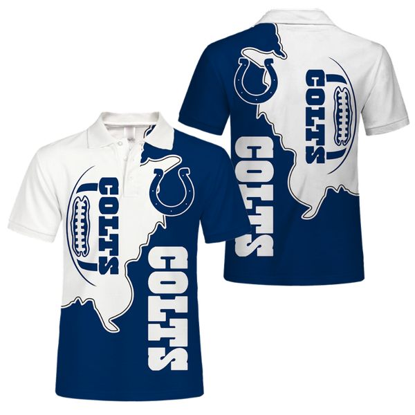 

men's polos usa size 3d printed colts shirts oversized short sleeve t-shirts indianapolis sportswear tee customized, White;black