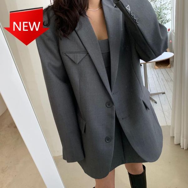 

loose casual suit blazer women coat spring 2021 new women's, White;black