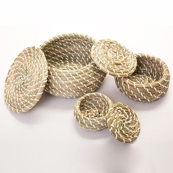 

handmade rattan tissue box deskpumping box high-end meal storage home office store display gift basket display storage