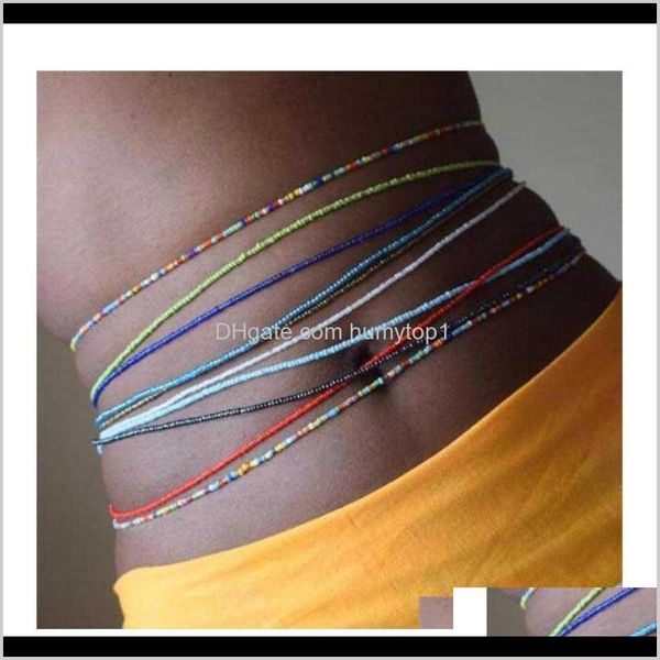 

boho tredny women colorful rice beads waist chain summer beach fashion body jewelry belly chains accessories xsffy f0jyq iozmv, Silver