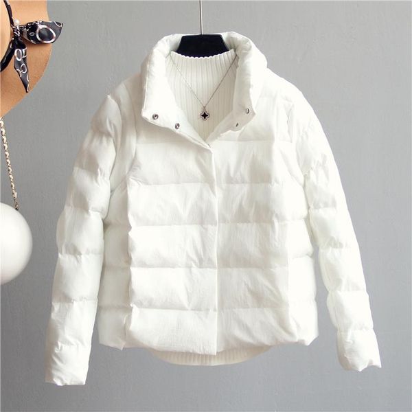 

women's trench coats kmetram winter woman 2021 ultra light parka women jacket korean vintage coat female thin parkas casaco feminino my, Tan;black