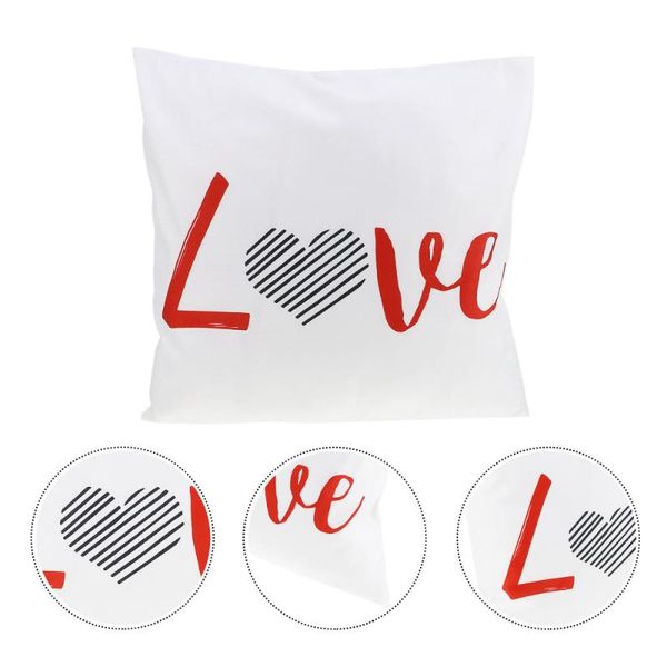 

cushion/decorative pillow 4pcs valentine's day pillowcases romantic throw cover cushion case