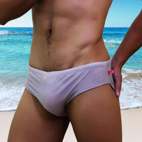 

summer swimwear briefs beach shorts men swimsuit bikini beachwear male bathing spa suit low rise underwear, White;black
