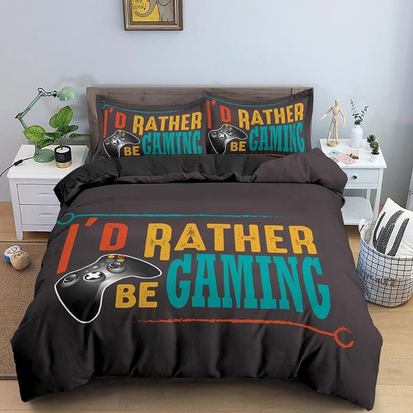 

bedding sets games comforter cover gamepad set for boys kids video modern gamer console quilt 2 or 3 pcs