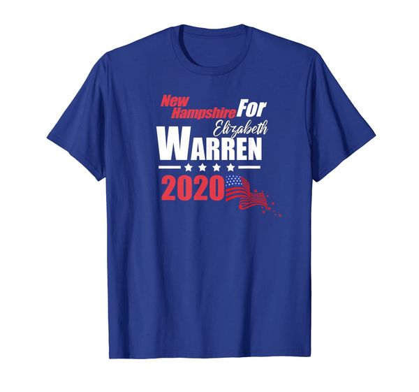 

nh new hampshire elizabeth warren 2020 president democrat t-shirt, White;black
