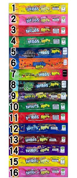 

sour bag edibles mylar long bags rope packing pouch packaging nerd 400mg 420mg 500mg 600mg