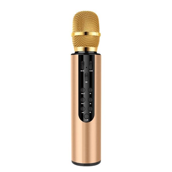 

wireless microphone dual speaker condenser bluetooth karaoke speaker microphone for karaoke/singing/church/speech