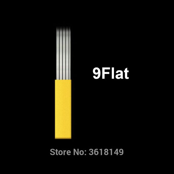 

100pcs mixing double row 9/15/17/19/21 pin microblading needle tattoo needles u blade eyebrow lip permanent makeup lamina tebori