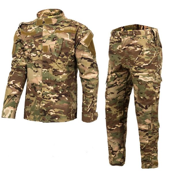 

hunting sets second generation suit jungle outdoor sports camping military training camouflage stormsuit men's special forces uniform, Camo