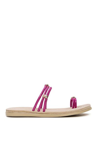 

slippers flat fuchsia-sovann, Black