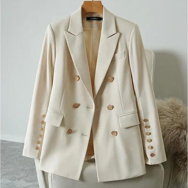 

women's suits & blazers blazer women spring suit 2021 western style short slim autumn jacket female coat black, White;black