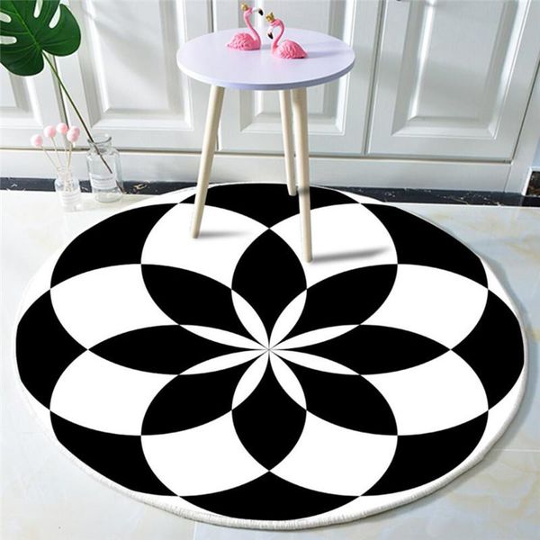 

3d vortex visual illusion rug printed 3d mat optical illusion area rugs carpet floor pad non-slip doormat blanket for home decor