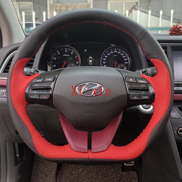 

steering wheel covers for mistra ix25 ix35 elantra celesta diy custom leather hand-sewn car cover