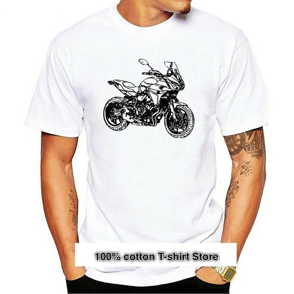 

men's t-shirts 2021 summer men hip hop tee shirt street motorcycle mt07 tracer 700, t-shirt tracer700 slim, White;black