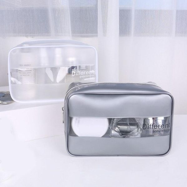 

cosmetic bags & cases travel waterproof portable women makeup bag high capacity toiletries organizer storage zipper wash beauty pouch