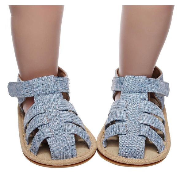 

sandals telotuny infant kids baby girls fashion summer soft crib shoes first walker anti-slip rubber toddler, Black;red