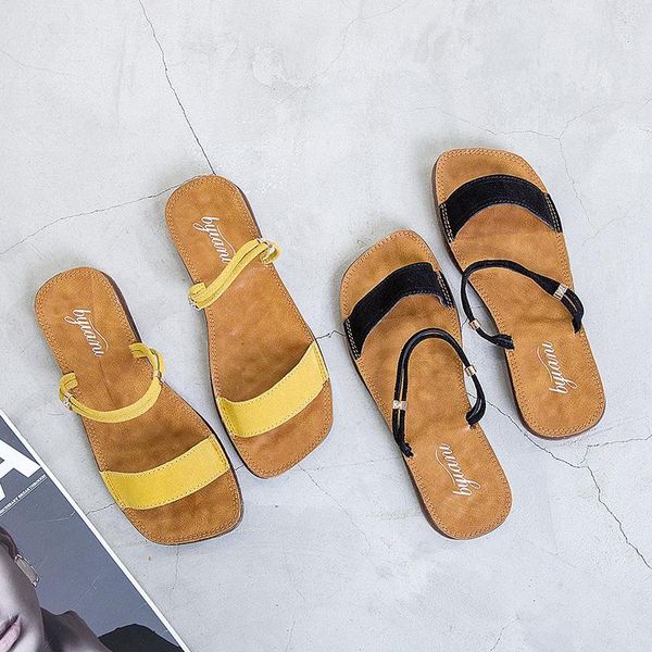 

slippers summer leisure fashion wild beach, Black