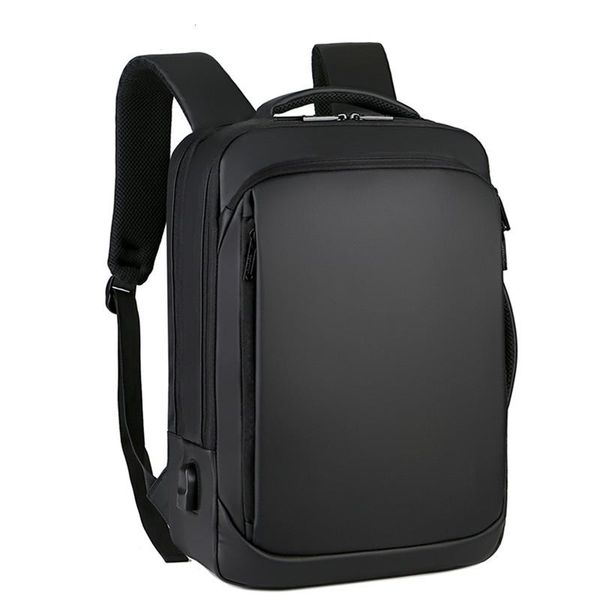 

backpack 15.6 inch lapmens male backpacks business notebook mochila waterproof back pack usb charging bags travel bagpack