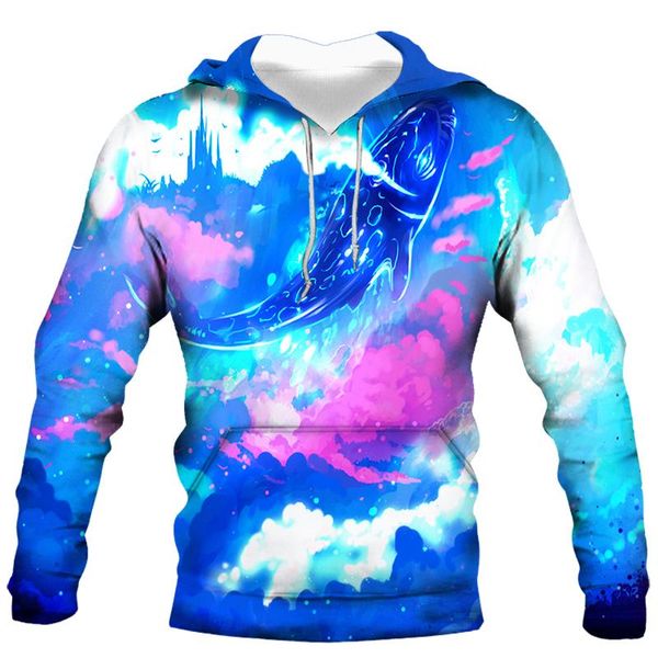 

men's hoodies & sweatshirts trendy hoodie print and women's sweatshirt casual personality street 3d clothing, Black