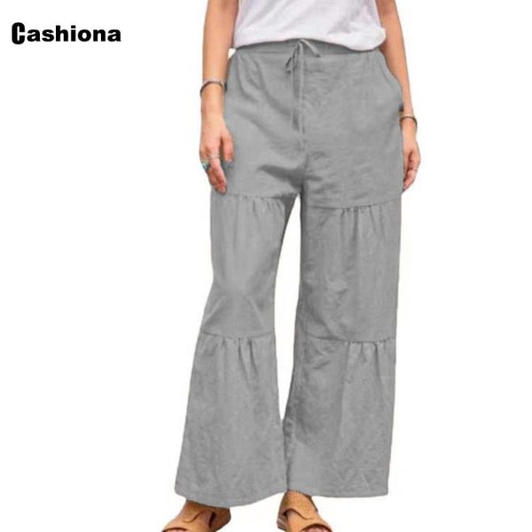 

women's pants & capris solid gray khaki cotton linen women straight pantalon casual loose trouser plus size 4xl 5xl female ankle-length, Black;white