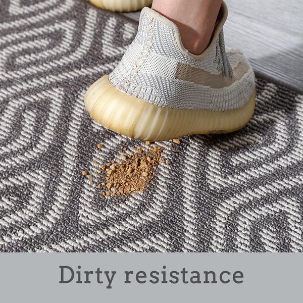 

carpets wear-resistant door floor mats geometric style simple absorbent non-slip dust removal outdoor