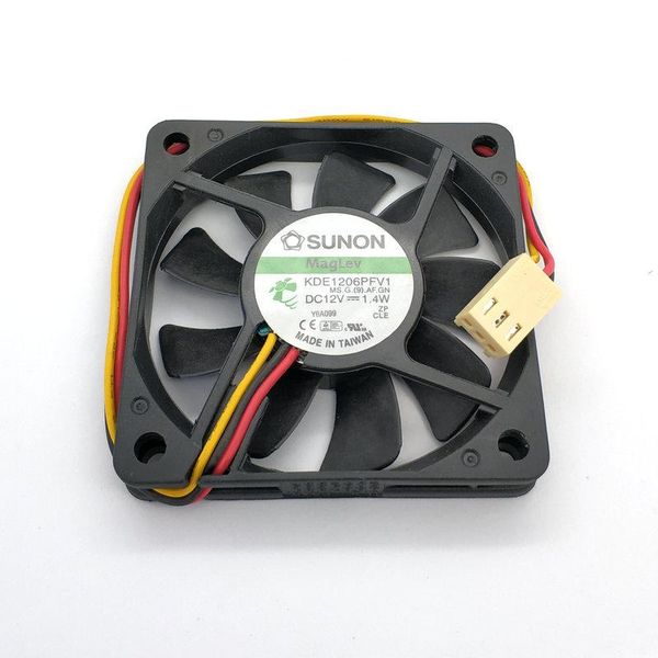 

fans & coolings original for sunon kde1206pfv1 dc12v 1.4w 6cm 60*60*10mm mute cooling fan