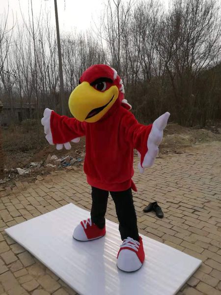 Высококачественный карнавал для взрослых костюм Red Eagle Real Pictures Deluxe Party Bird Hawk Falcon Costume293d 293d 293d