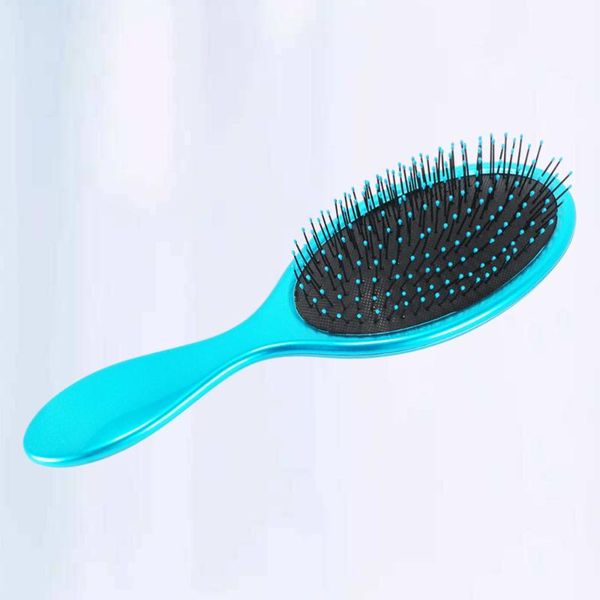 

hair brushes fashion hairdressing comb anti-static massage durable care accessory for daily use (purple), Silver