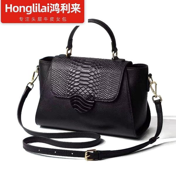 

waist bags women's leather bag net red handbag layer cowhide messenger trend
