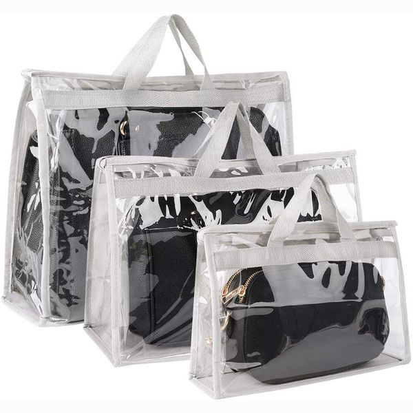 

1pcs handbag dust cover womens storage bag purse handbag dust cover clear organizer craft breathable