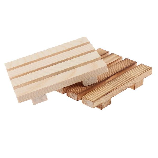 

soap dishes 1pcs natural wood wooden dish storage tray holder bath shower plate support wash