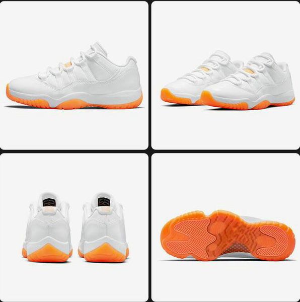 

kids big boy basketball shoes jumpman 11 low white huang bred 11s concord 45 23 space jam sports snake rose gold big boy gir student lovers, Black