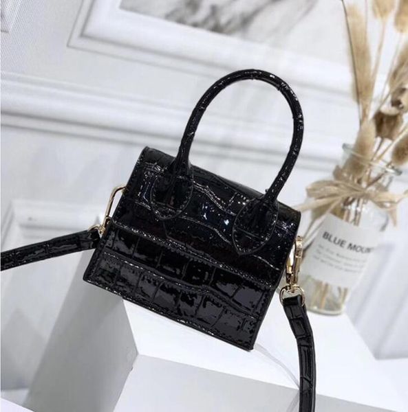 

fashion small crocodile pattern women's bag pu leather handle handbags mini shoulder crossbody for women messenger bags q1208