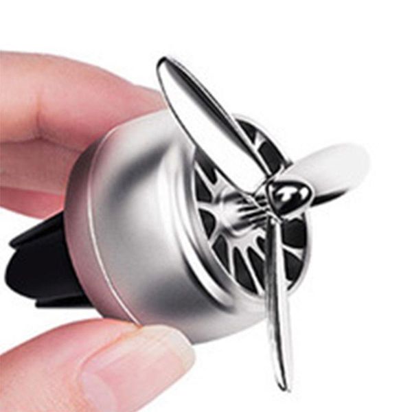 

car air freshener smell led mini conditioning vent outlet perfume clip fresh fragrance alloy
