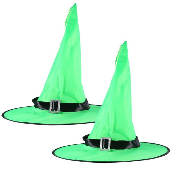 party hats 2pcs luminous witch hat witches decoration props festive costume accessories role play decor