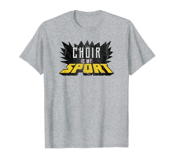 

choir is my sport show choir gift t-shirt, White;black