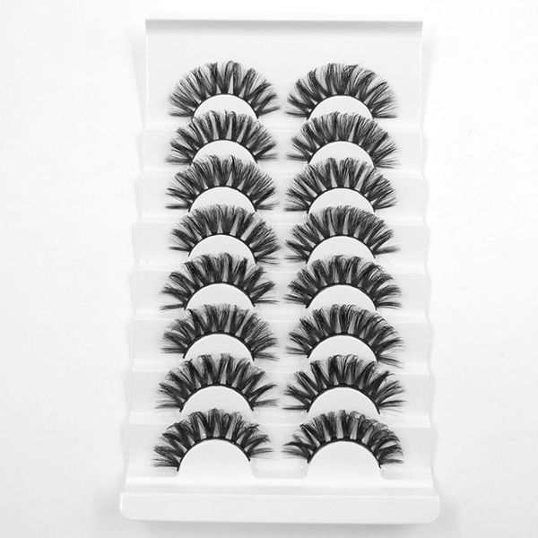 

false eyelashes 3d mink lashes natural dramatic volume fake makeup eyelash extension silk