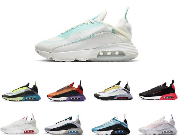 

20 colors 2090 men woman outdoor shoes black grape pure platinum duck camo bred triple red white mens sports sneakers trainers