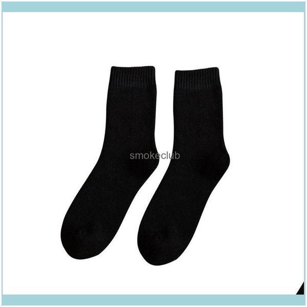 

athletic outdoor as & outdoors sports socks 5 pairs of men middle tube cotton solid male warm terry mens cycling sport drop delivery 2021 wz, Black